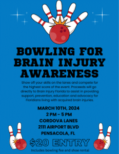 Bowling For Brain Injury Awareness Northwest Florida